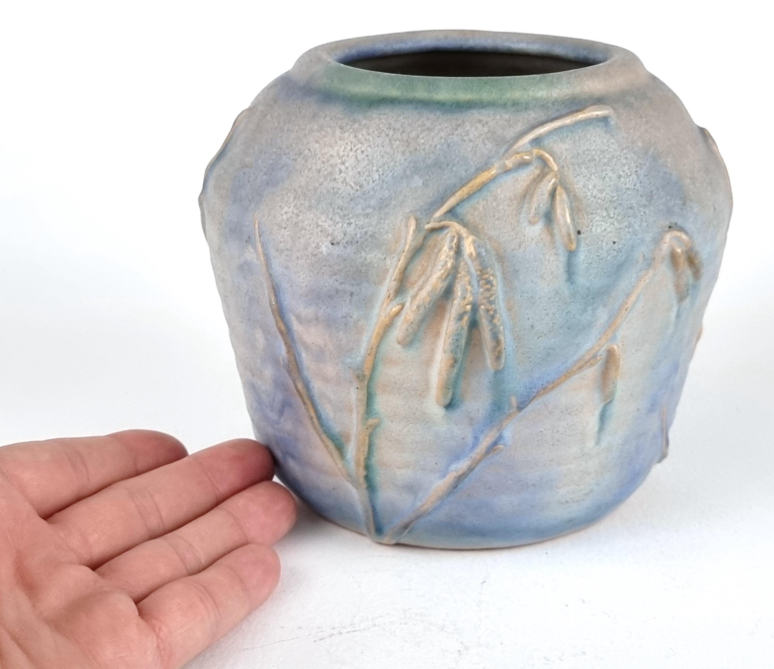 Vintage Pot, Bourne Denby Pottery, Danesby Ware, Blue Brown Color