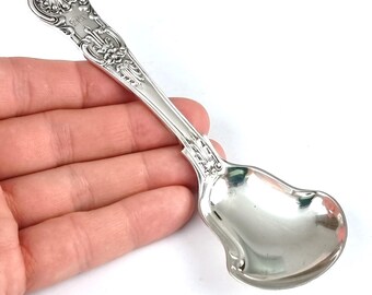Antique Caddy Spoon, Sterling Silver Spoon, 5 1/8 Inches Length