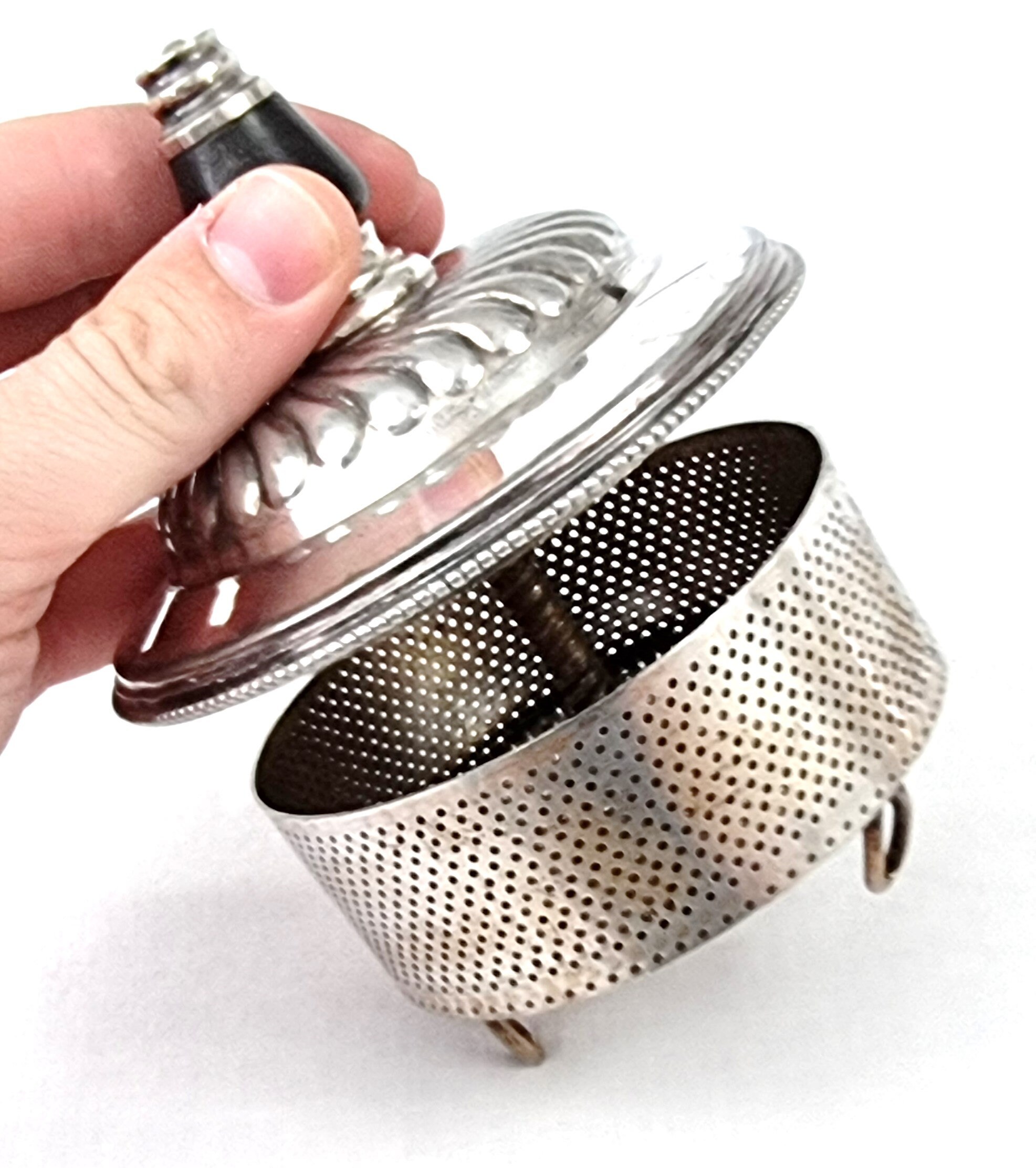 Unusual Antique Tea Infuser Antique Teapot Infusing Teapot Etsy