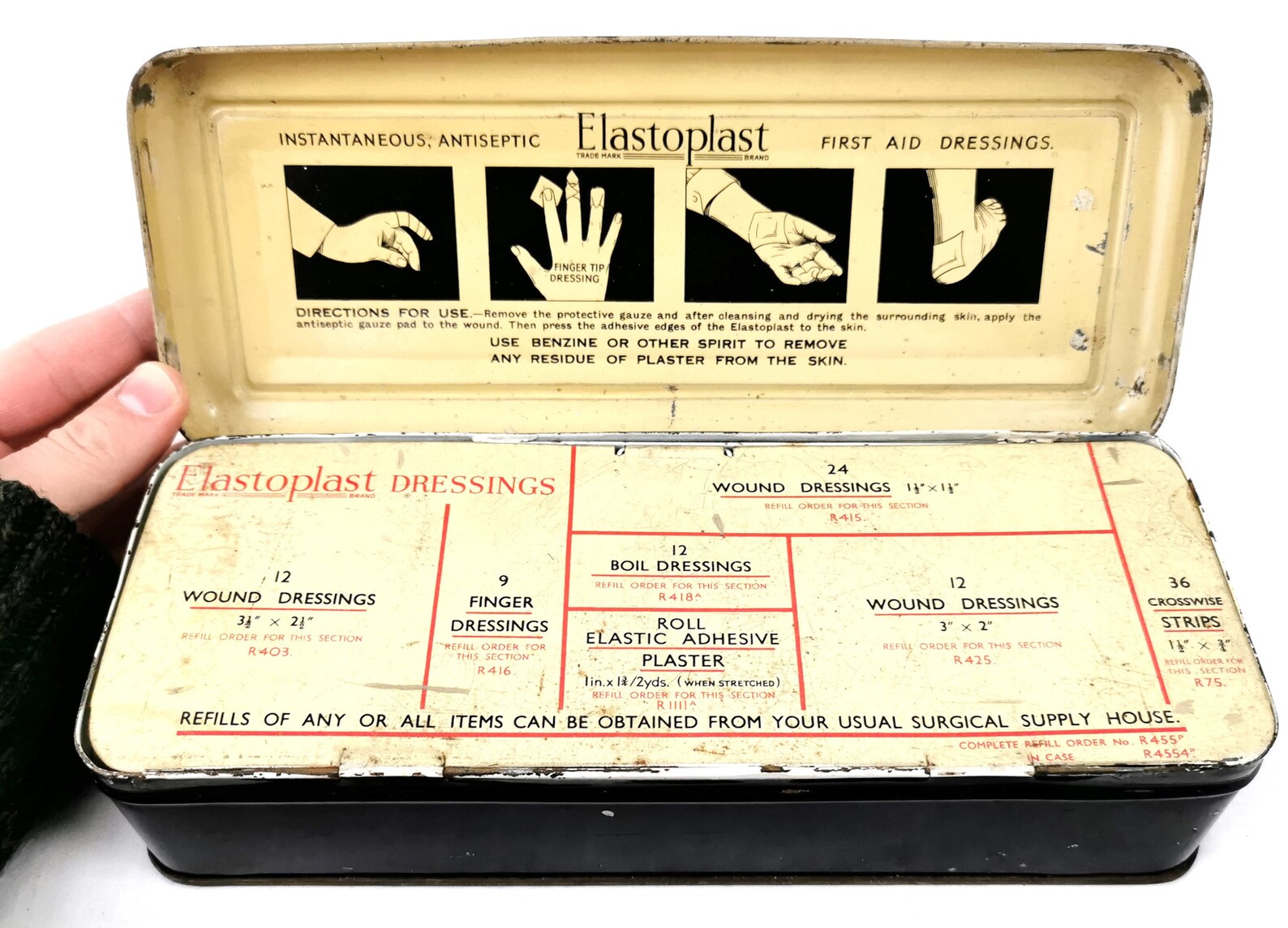 Vintage Tins Tin Job Lot Medical Tins Home Medical Etsy UK