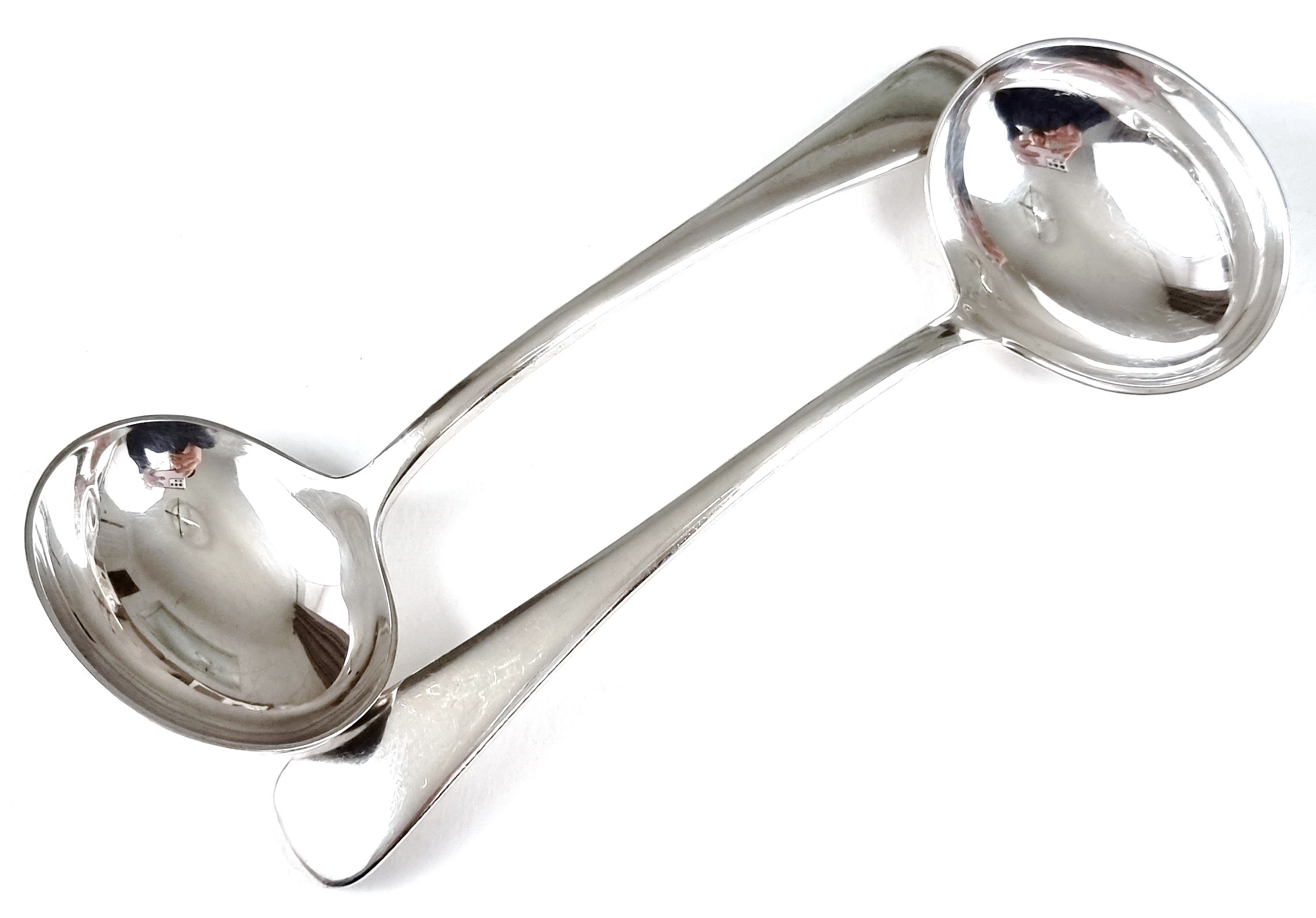 ▼James Dixon & Sons　JD＆S　シルバー　スプーン　1972年 Antique Dixon & Sons Nickel Silver Flatware Spoons Set Of 2
