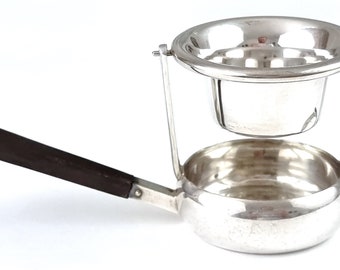 注目の食器、ヴィンテージ ティーストレーナー、ピボットボウル