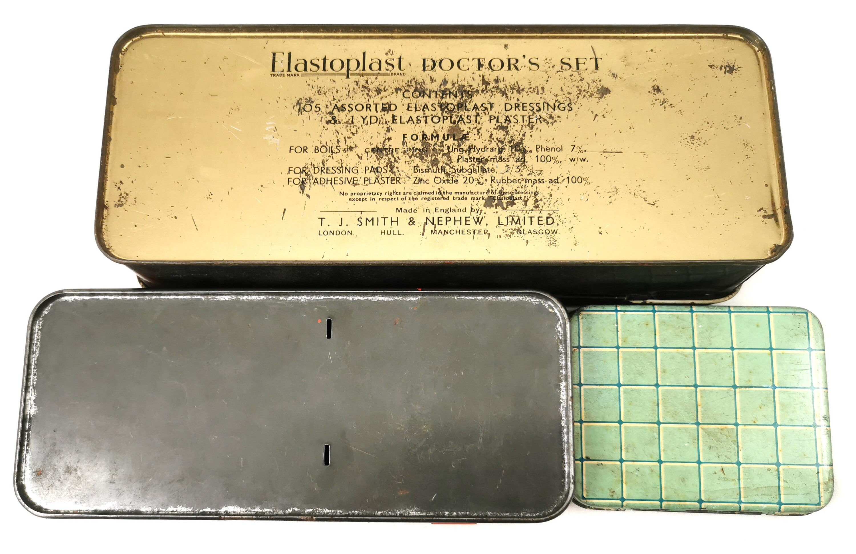 Vintage Tins Tin Job Lot Medical Tins Home Medical Etsy