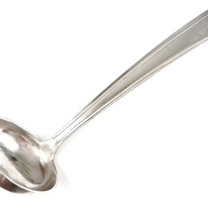Vintage Hotelware, Hotel Flatware, Albergo Cirene, Vintage Sauce Ladle, Small Ladle, Cream Ladle, Stylish Tableware, Italian Hotel, Unique