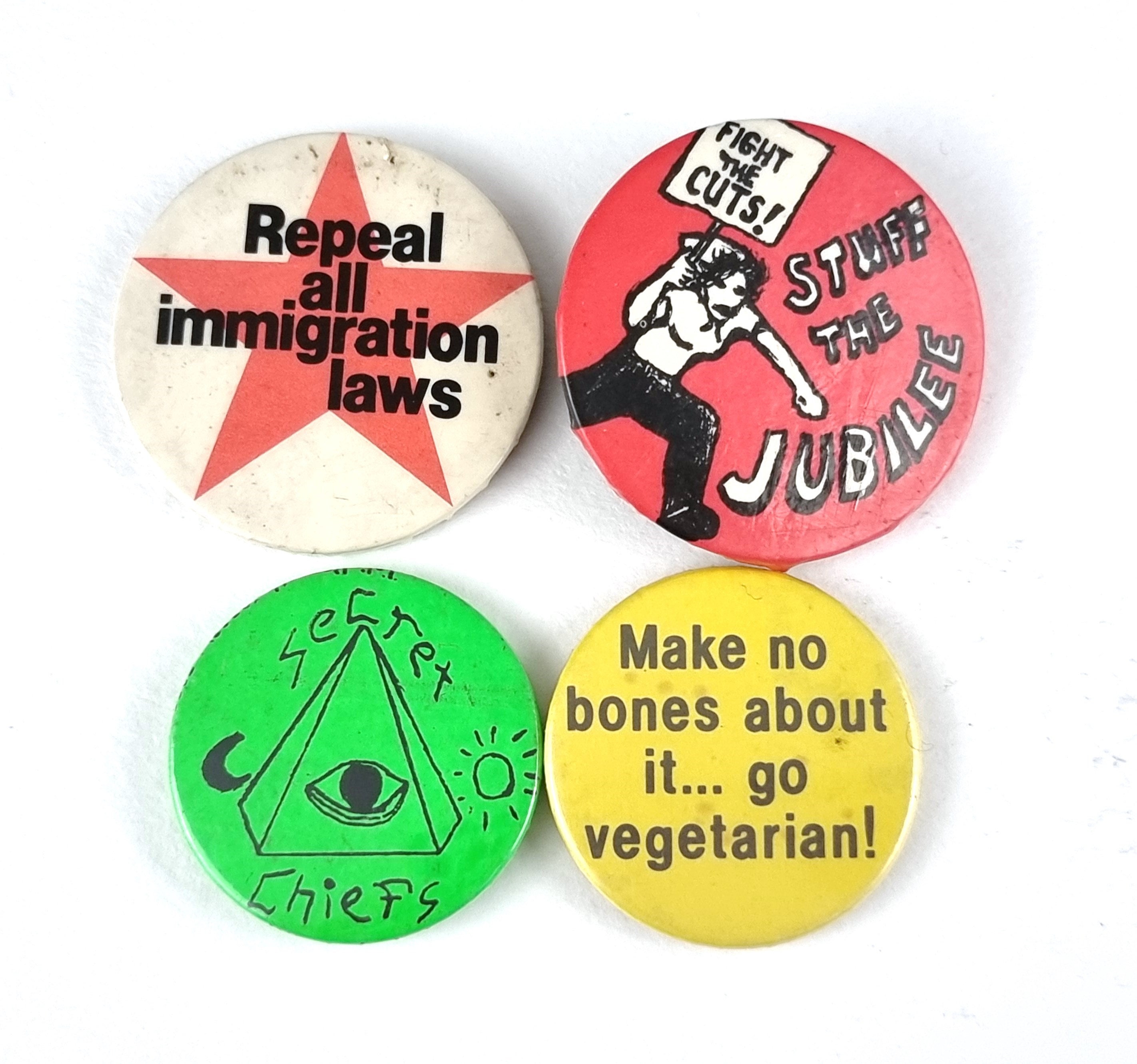 ばっぴー様確認用　punk Vintage Punk Badge - Etsy Hong Kong