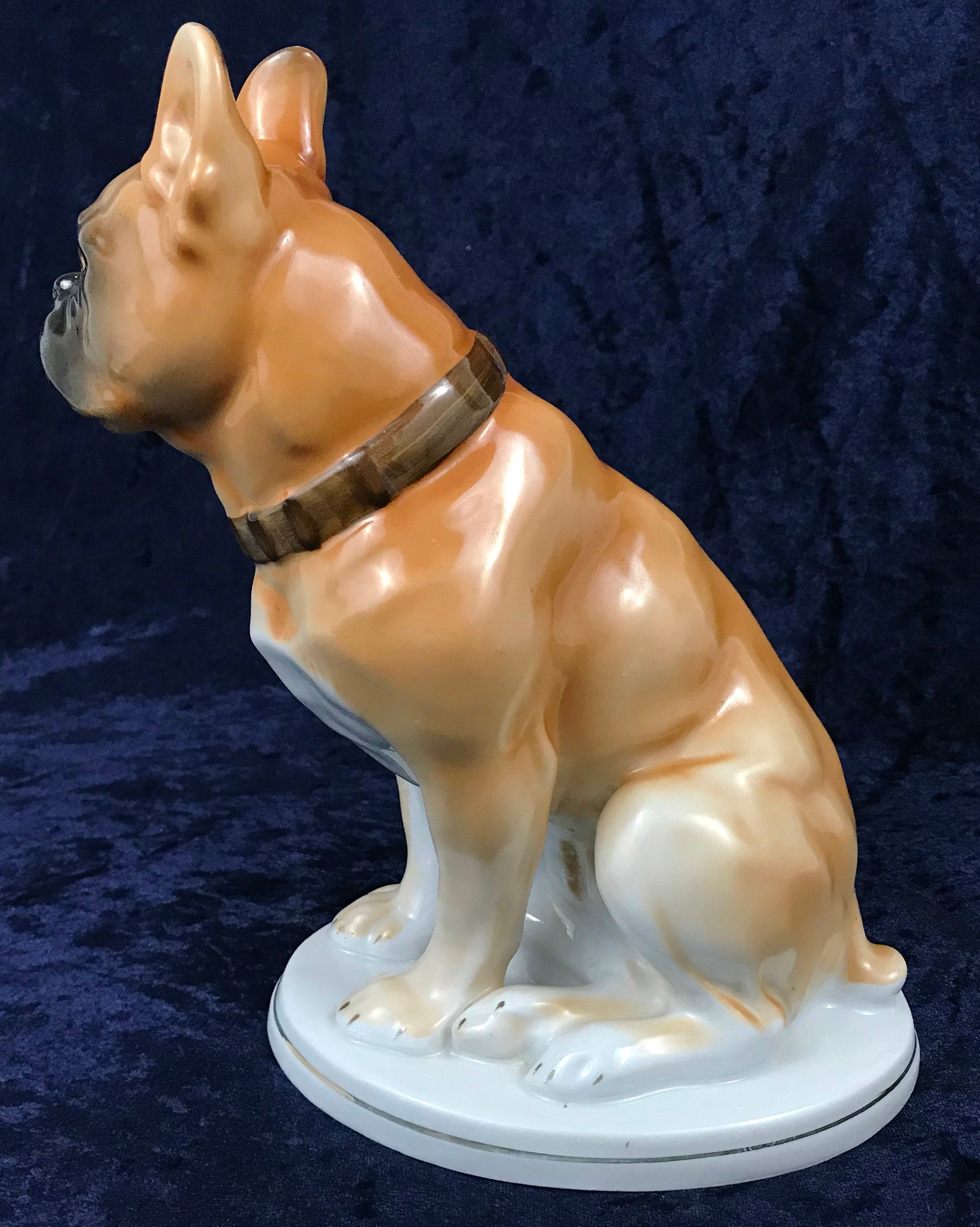 LOMONOSOV ロモノーソフ 犬の置物 陶器製 LOMONOSOV ロモノーソフ 犬の置物 陶器製 - メルカリ
