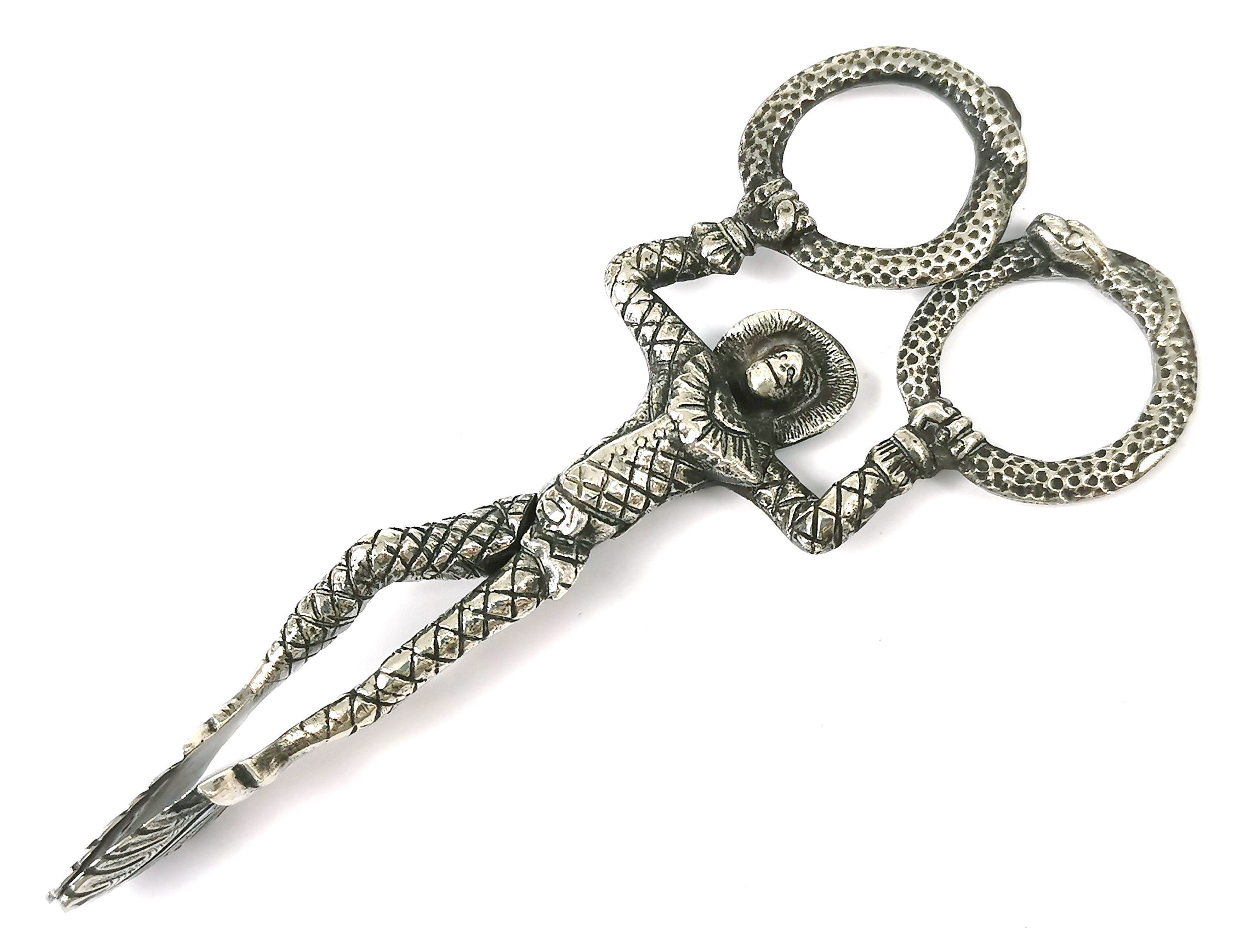 Novelty Silverware, Novelty Tongs, Monkey Jester, Harlequin