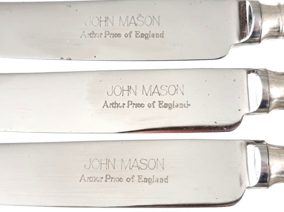 英国】シェルのティーナイフ 6本【シルバープレート】ケース