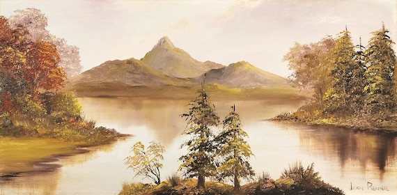 Original Canvas Sketch - Lakeland Views