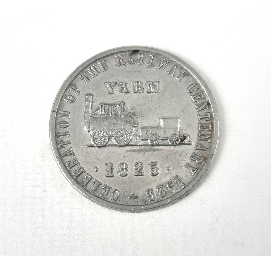 Railway Memorabilia, SMALL Souvenir Token, 32mm Diameter, 1925 Centenary,  From Yarm, Stockton Darlington Railway, Historical Disc, Unique - Etsy New  Zealand
