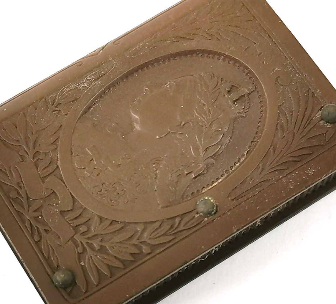 Rare Antique Vesta Pocket Match Holder Vulcanite Antique Etsy UK