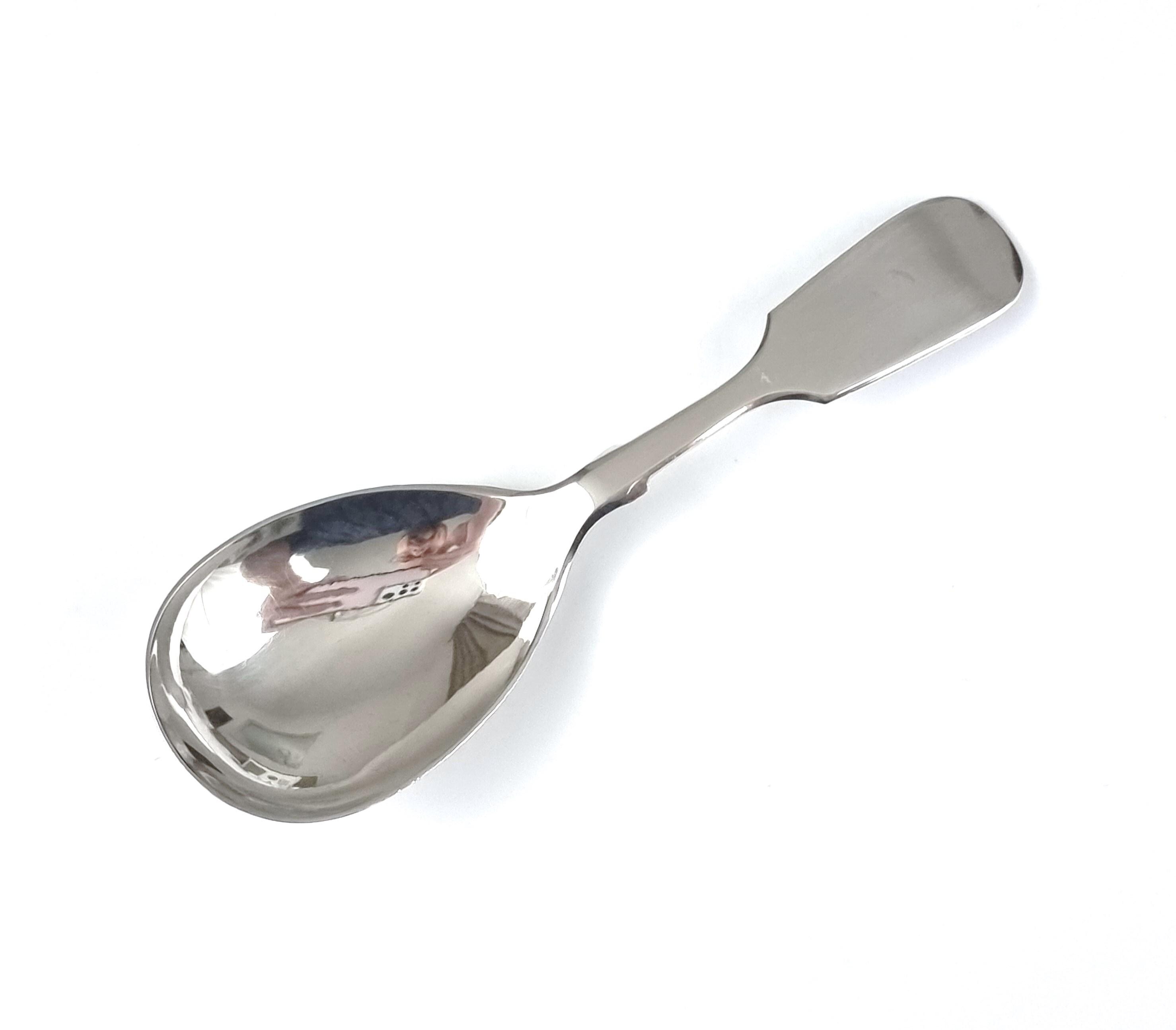 アンティーク ティーキャディ スプーン、シルバープレート、オールド