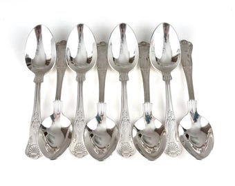 エルキントン カトラリー - キングス パターン - デザート スプーン