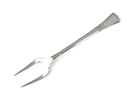 Charming Vintage Flatware Cake Server Small Lifter Two Tine Fork Silver Plate Elegant Handle Afternoon Tea Table Decoration Cutlery Etsy