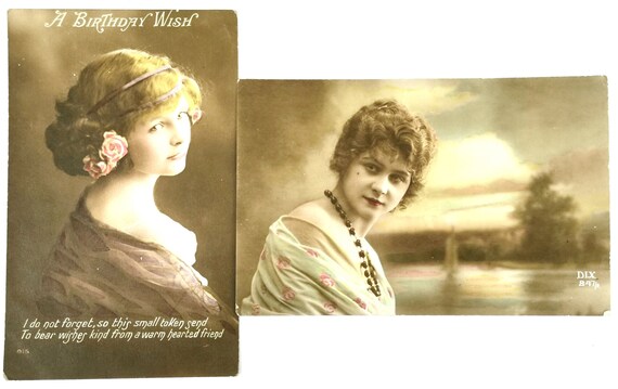 WW1 set of 3 French romantic postcards Allied soldier and sweetheart WW1 set of 3 French romantic postcards Allied soldier and sweetheart