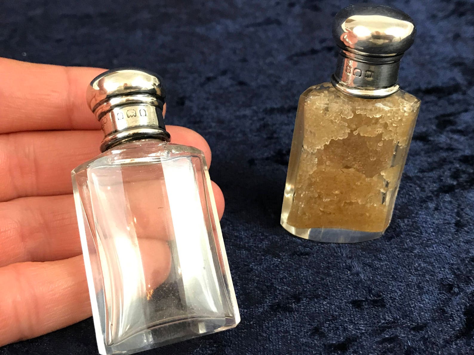 Stunning Pair of Vintage Smelling Salts Salts Bottles Scent Etsy