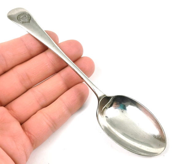 Buy Decorative Vintage Spoon, Silver Plate, Anglo American Oil Company,  Maritime Badge, Nautical Cutlery, Old English, Coastal Home, Alex Clark  Online in India 