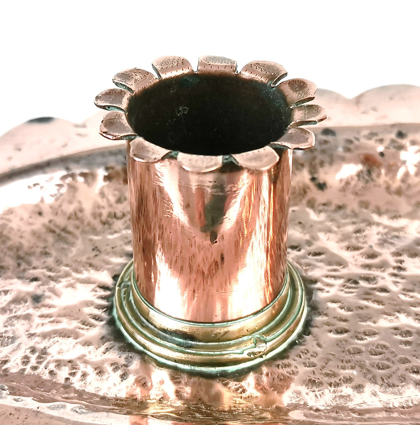 Rare Antique Arts and Crafts Table Candle Stand Match Etsy UK