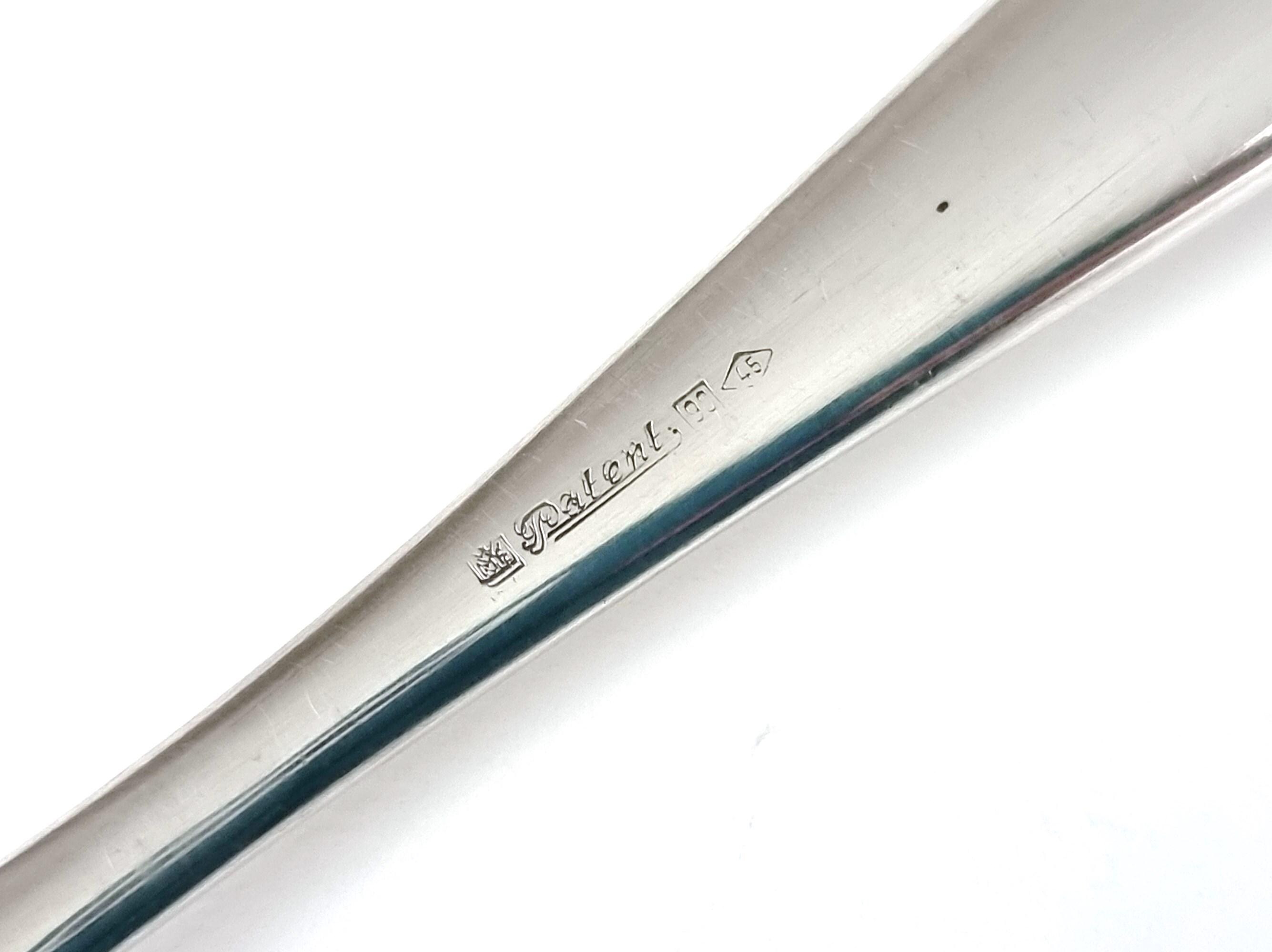 ヴィンテージ WMF、6本セット、デザートスプーン、シルバープレート