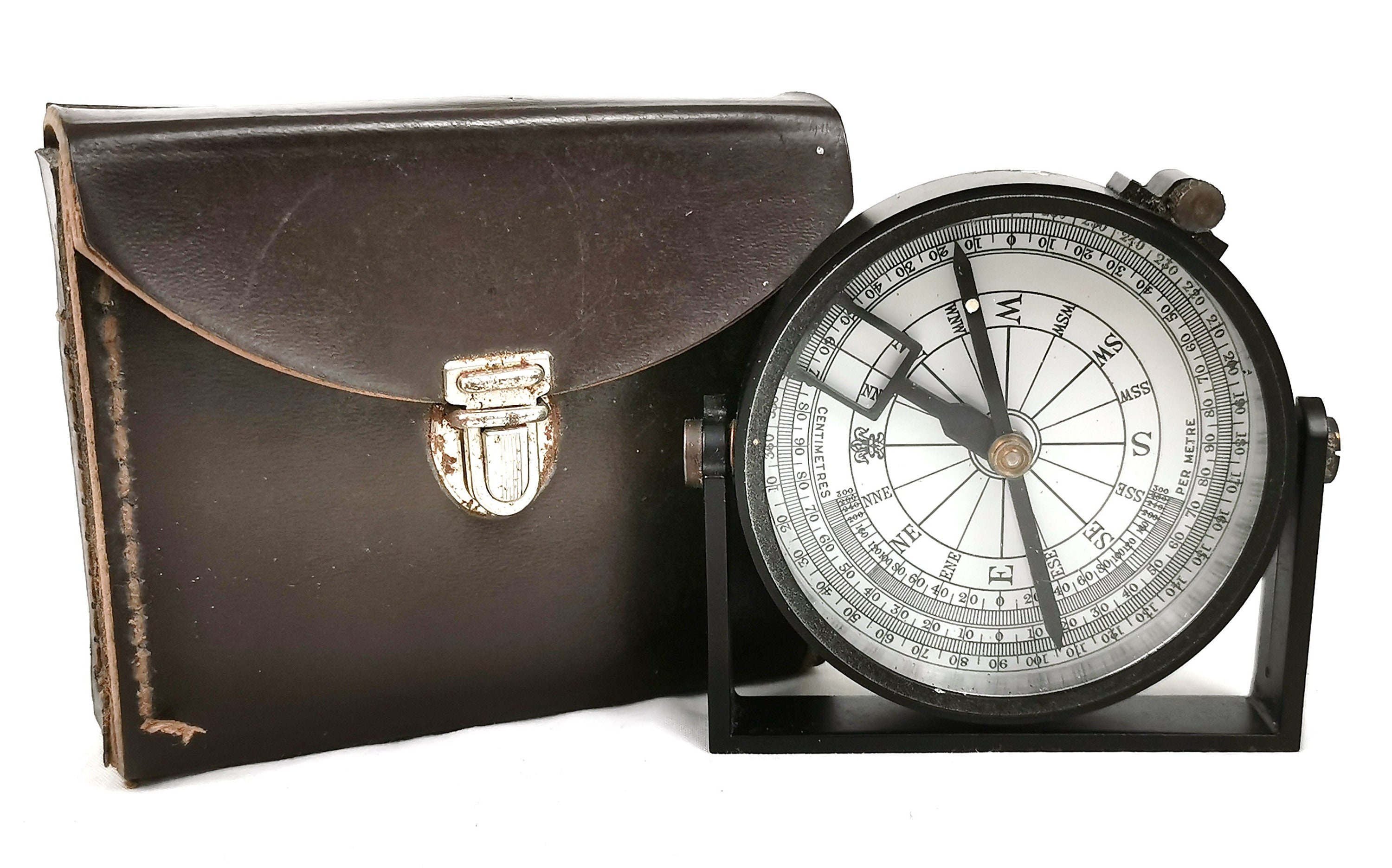 Vintage Cased Compass Table Compass Plotting Compass Faux - Etsy