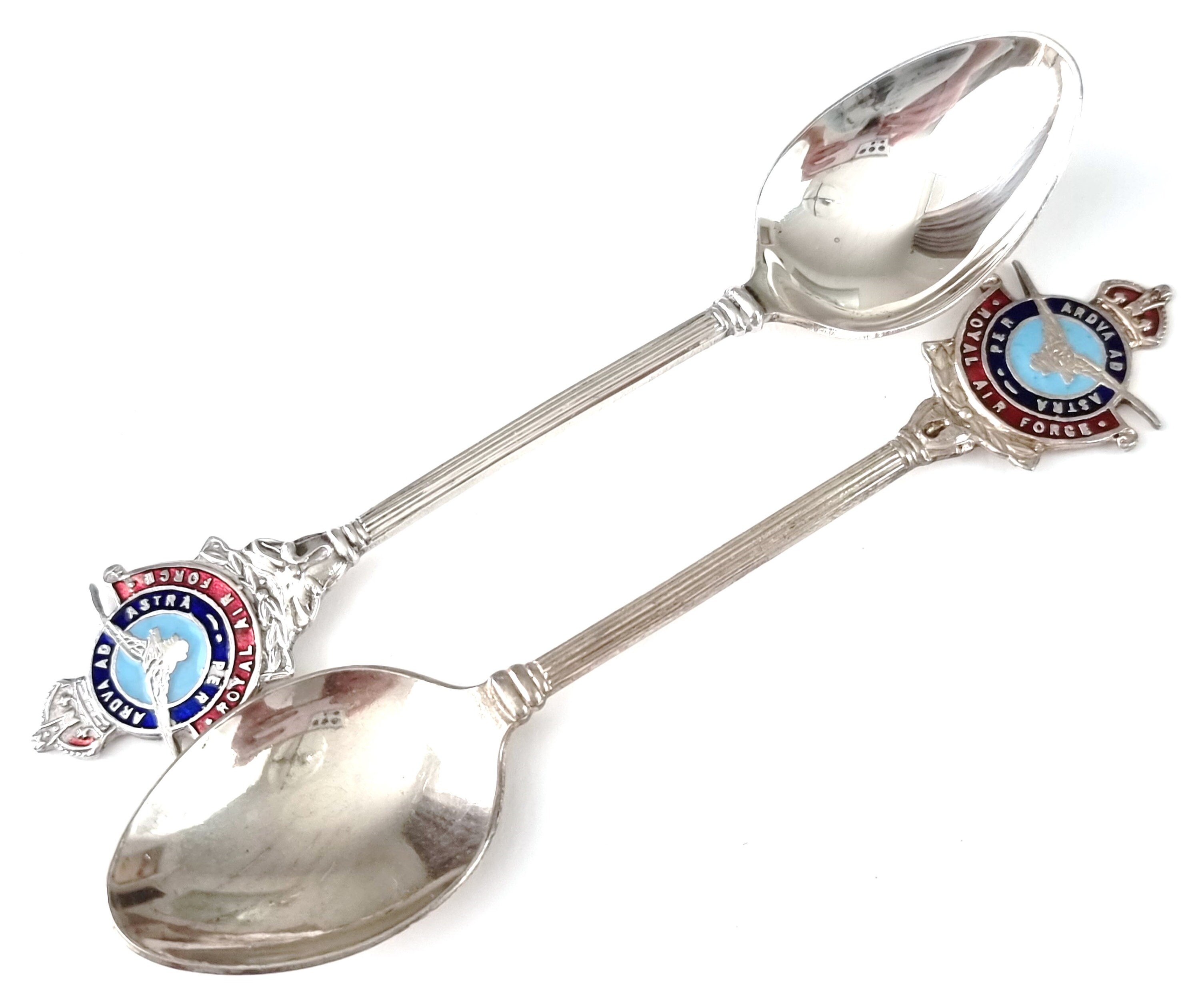 アンティーク】1926年イギリス製 純銀 エナメル ティースプーン