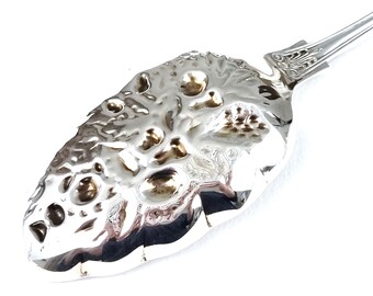美しいサービングスプーン、シルバープレート、バーカーブラザーズ