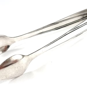European Flatware, Sugar Tongs, Sugar Nips, Tea Tongs, Silver Plate, Afternoon Tea, HM 100 Mark, Elegant Cutlery, Vintage Teaware, Cube Tong