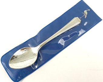 FREE POST - Vintage Souvenir Spoon, Silver Plated Teaspoon, Birth of Prince William, 1982 Royal Baby, Prince William, Table Decor, Cased