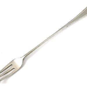 Vintage Silver Plate, Pickle Fork, Furness Lines, Shipping Company, Nautical Cutlery, Crested Tableware, Walker & Hall, Mid 20th Century