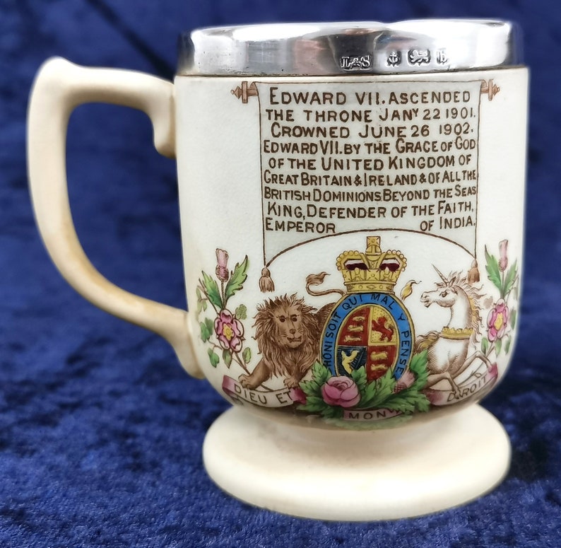 Extremely Rare Antique Commemorative Cup Edward VII | Etsy