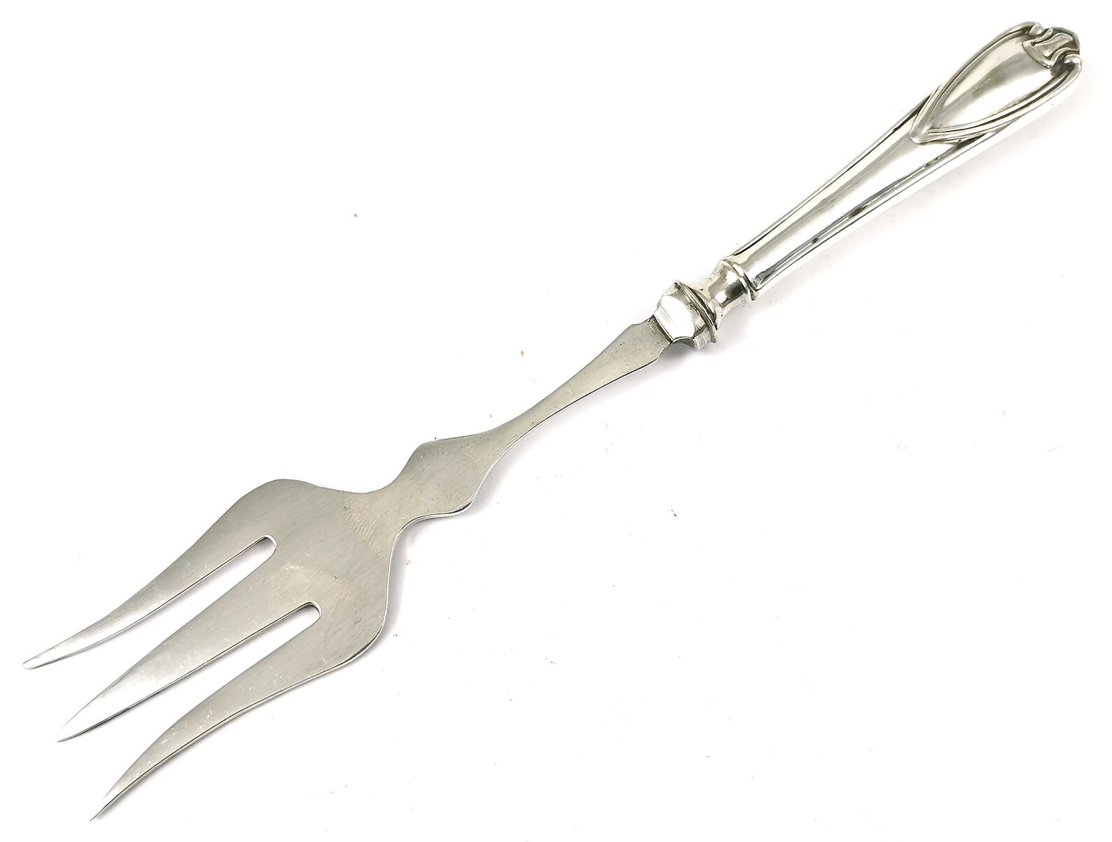 Decorative Antique Fork Bread Fork Meat Fork Silver Plate Etsy