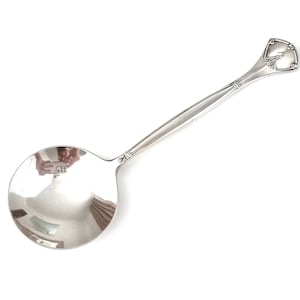 Cutlery Spare, Vintage Fruit Spoon, Small Dessert Spoon, Silver Plate, 5 3/8 Inches, Northern Goldsmiths Company, Elegant Flatware, Single