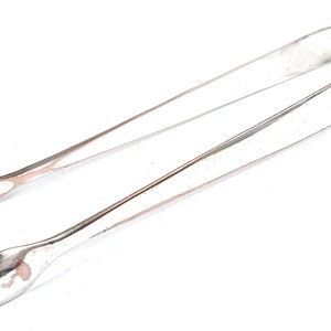 Period Antique, Georgian Flatware, Old Sheffield Plate, Silver on Copper, Sugar Tongs, Tea Tongs, Plain Flatware, Afternoon Tea, Unique