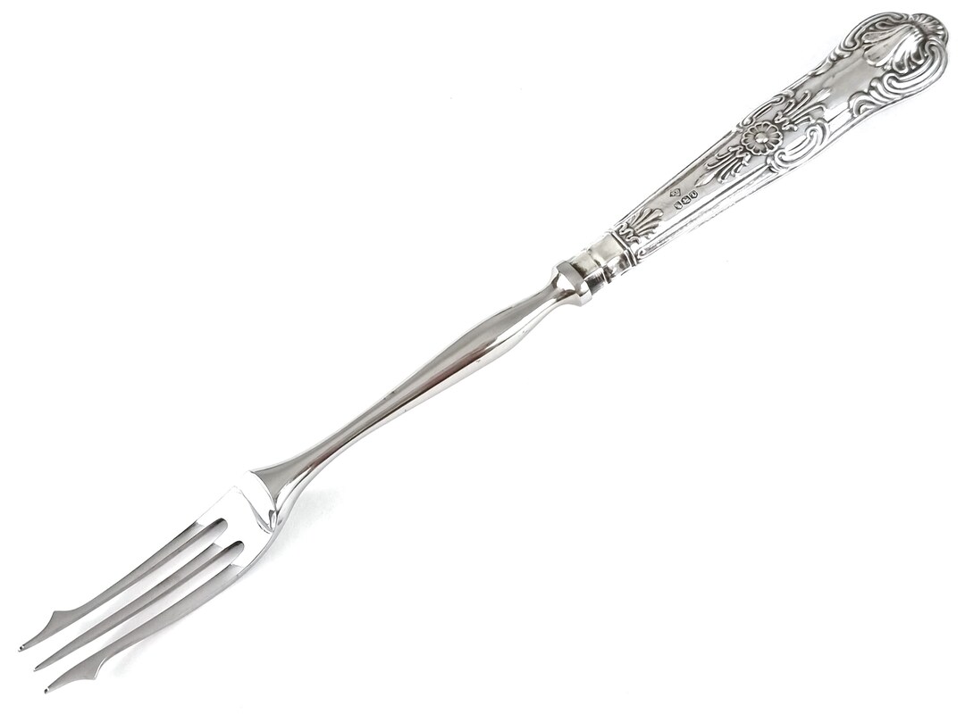Vintage Pickle Fork Stainless Steel Sterling Handled Etsy