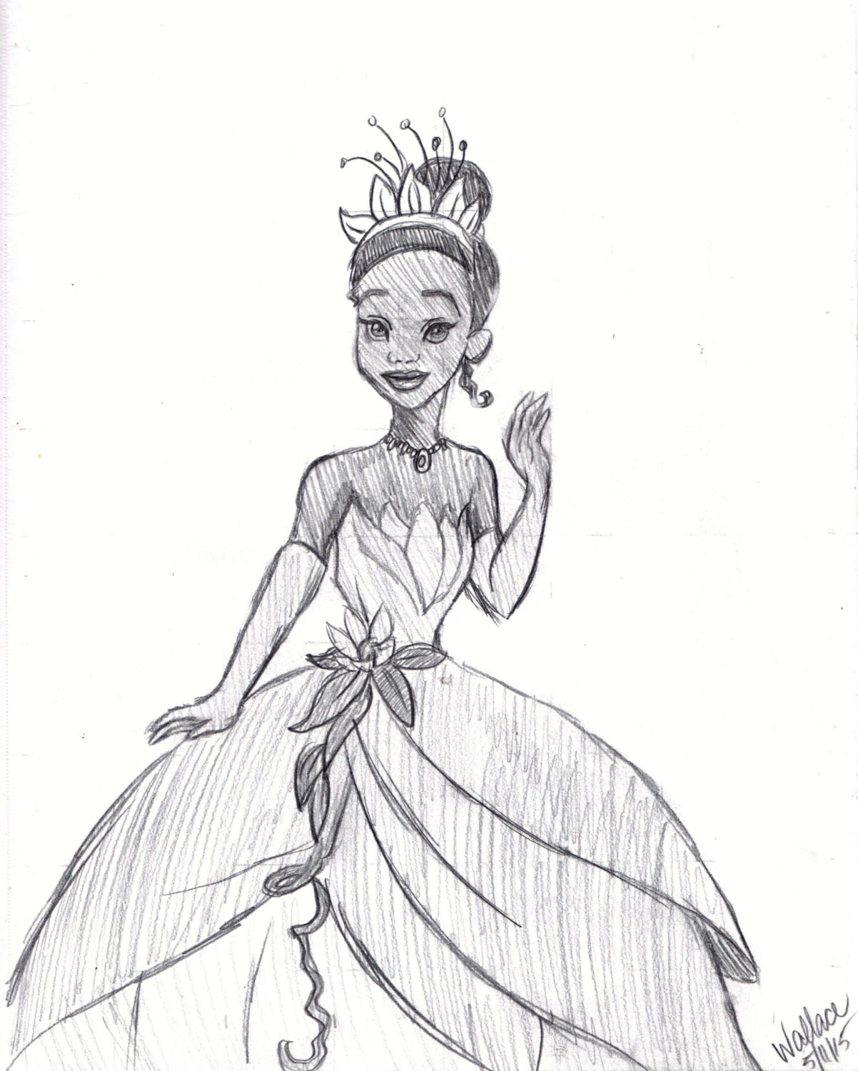 photo Matita Disegni Principesse Disney Tumblr disney s la principessa e il rana tiana schizzo disegno