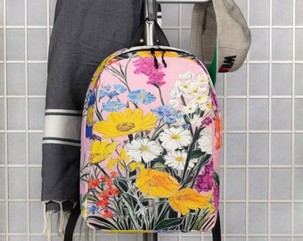 Wildflower Minimalist Backpack