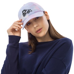 Tractor Tie Dye Baseball hat Tractor gift Tractor Hat Tractor Tie Dye Baseball cap