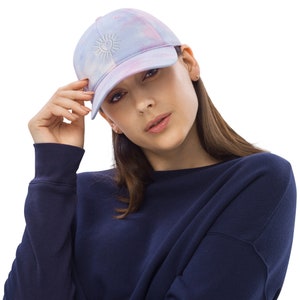 Cuore brillante Cappello da baseball tie dye Cappello da baseball Shining Heat