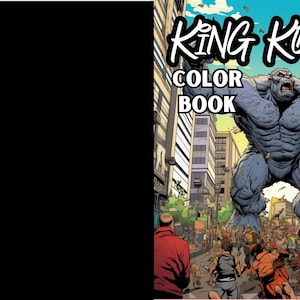 King Kong Coloring Book for Adults and Kids Coloring FUN