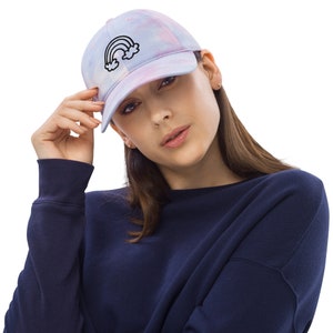 Rainbow Tie dye baseball  hat Tie dye baseball cap rainbow tie dye