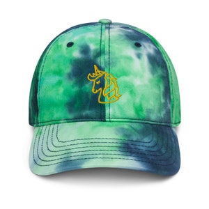 GOLDEN UNICORN Tie dye hat baseball hat
