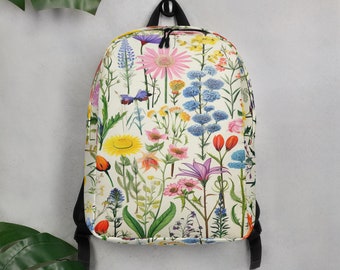 Wildflower Minimalist Backpack Wildflower Back Pack  is part of the Wildflower Matching Set for Matching Adults & Kids