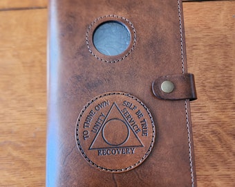 AA leather single cover for Hardback Book