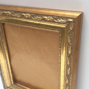 Vintage 8 X 10 Artwork Frame Gold Wood Ornate Picture Frame Art Open ...