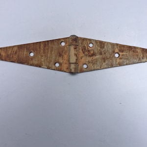 Vintage Rustic Large 12&quot;Hinge Steampunk Art Rusty Metal Decor Metalworking Industrial Salvage Art Rustic Project Mancave Salvage Wall Decor