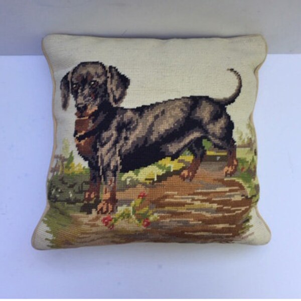 Needlepoint Pillow Etsy