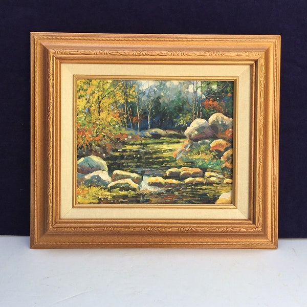 Framed Landscape Painting Etsy