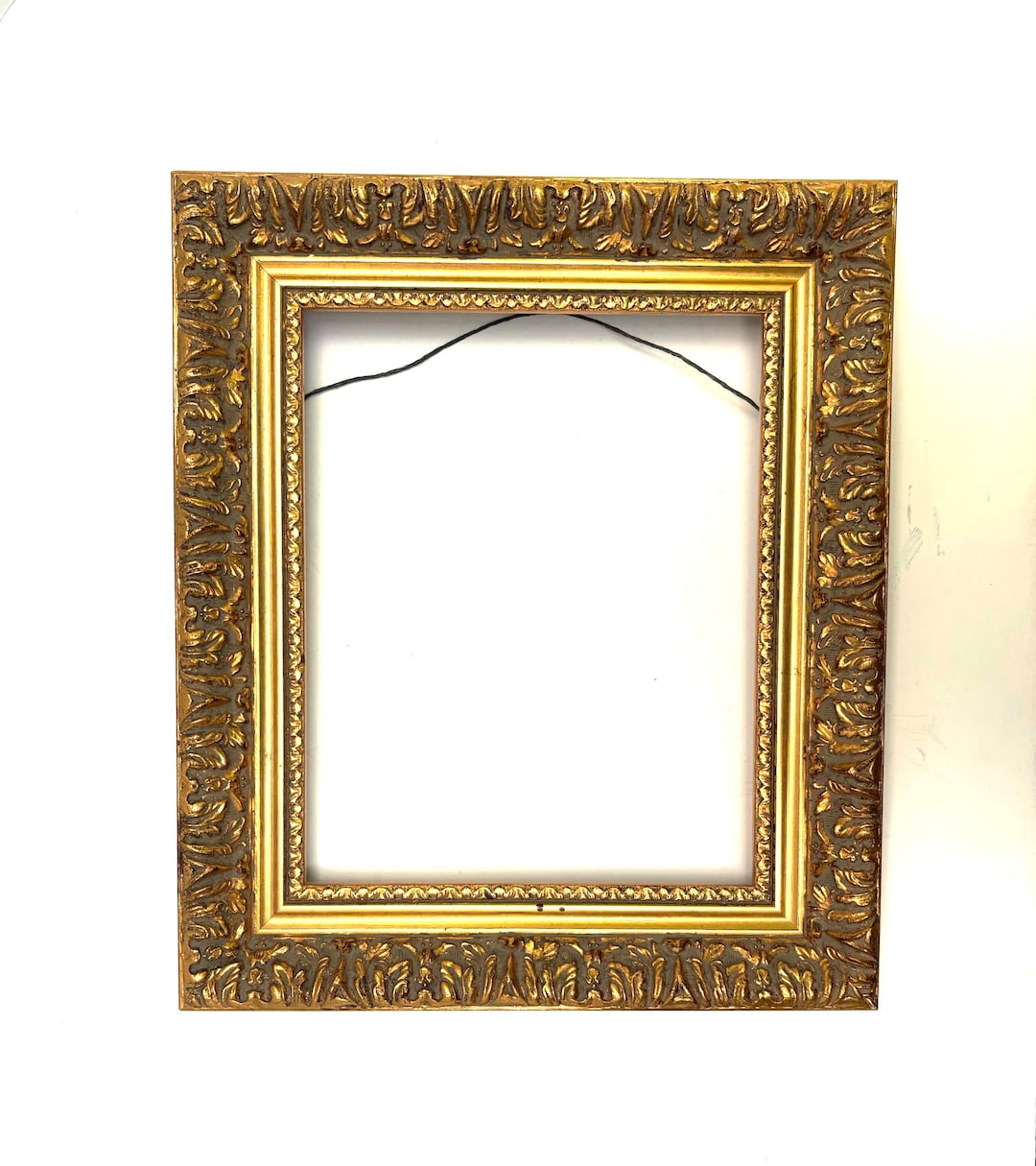 Vintage Gold Frame 8x10 Art Wood Ornate Picture Frame Open Wall Decor ...