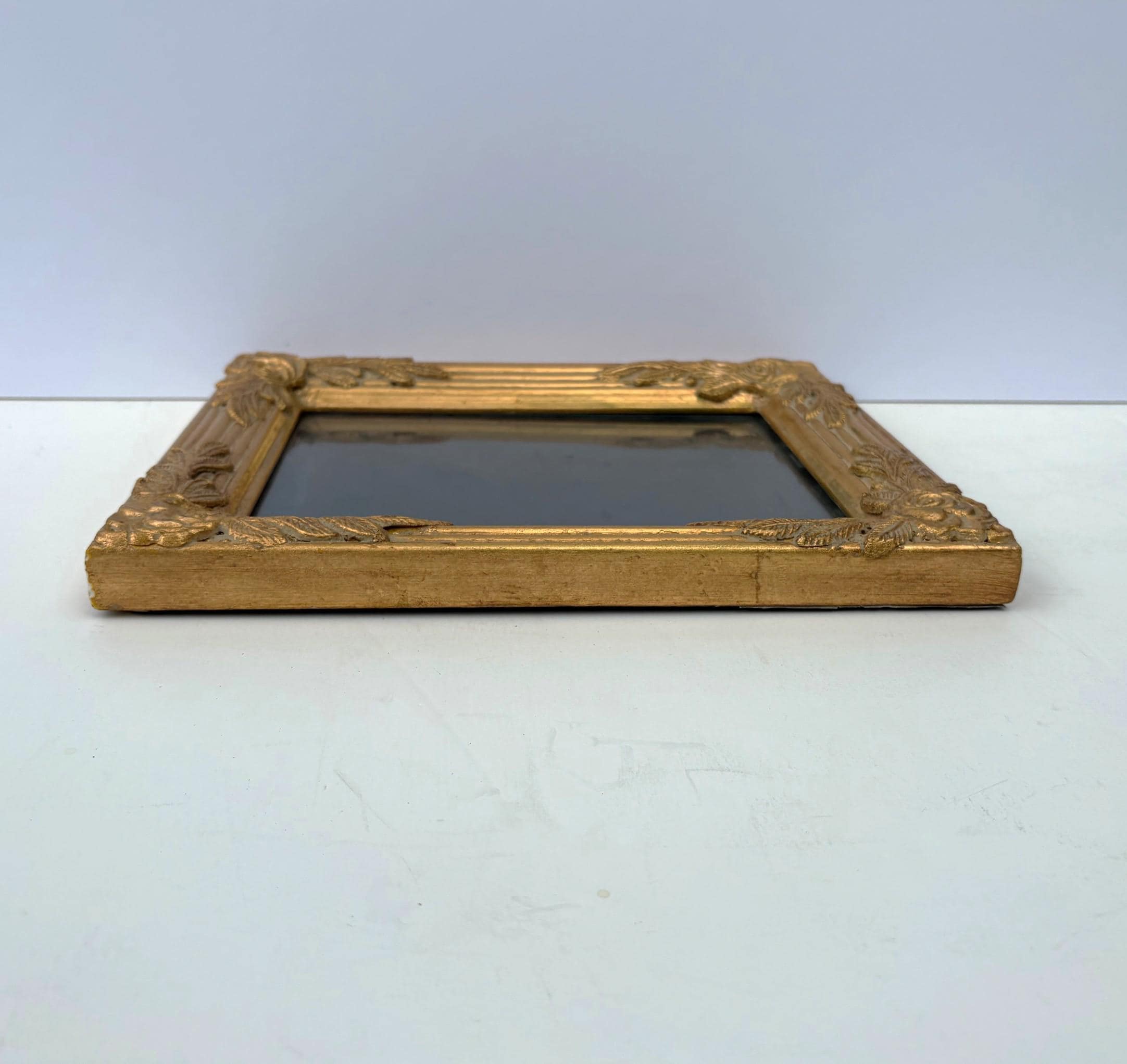 Gold Frame Ornate 8 X 10 Art Framing Detail Roses Corners Side Leaves ...