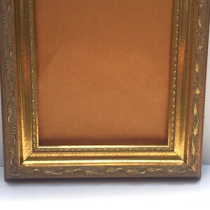 Vintage 8 X 10 Artwork Frame Gold Wood Ornate Picture Frame Art Open ...